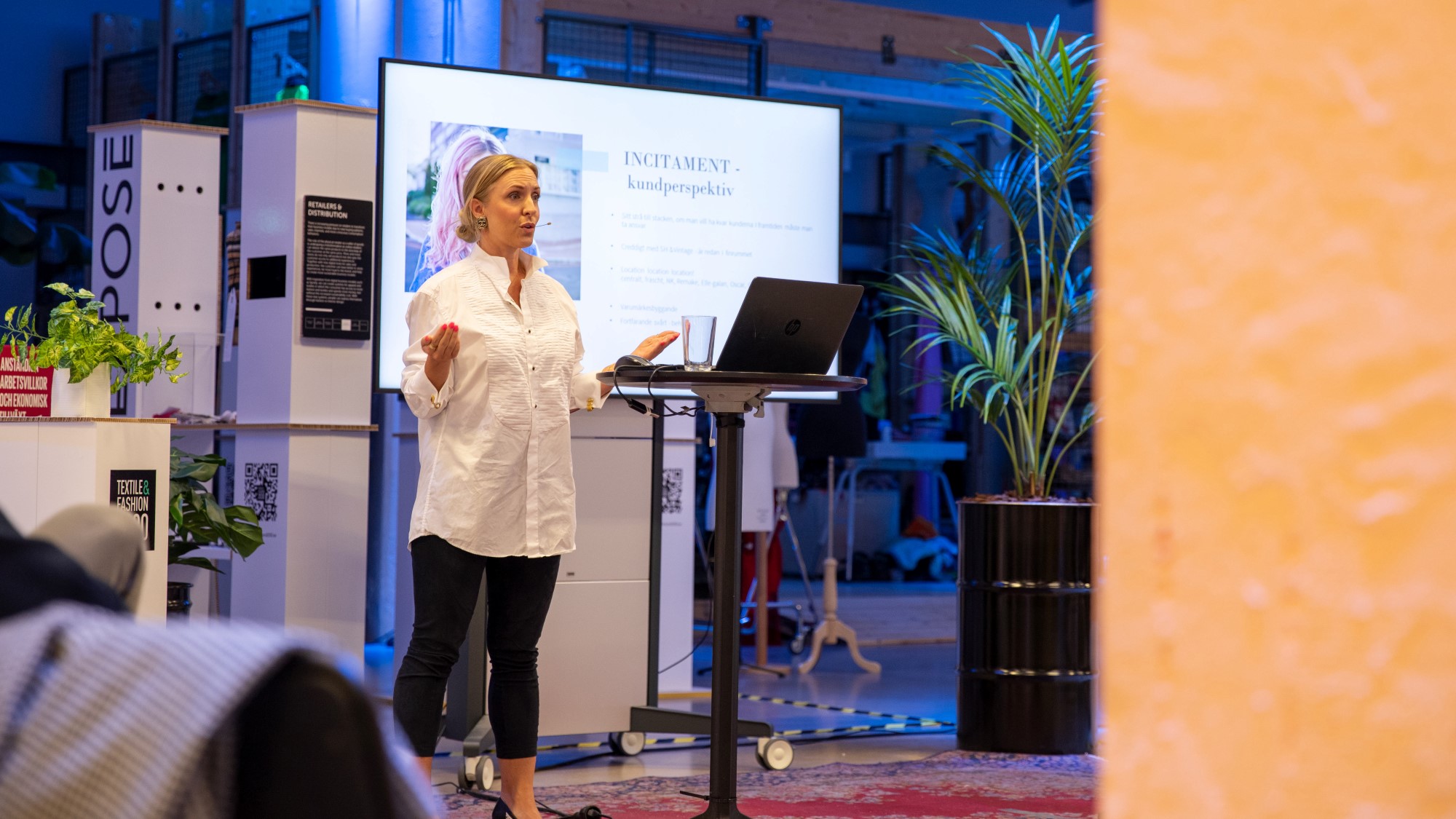 Egenföretagaren Louise Wintzell delade med sig av insikter från second hand-branschen